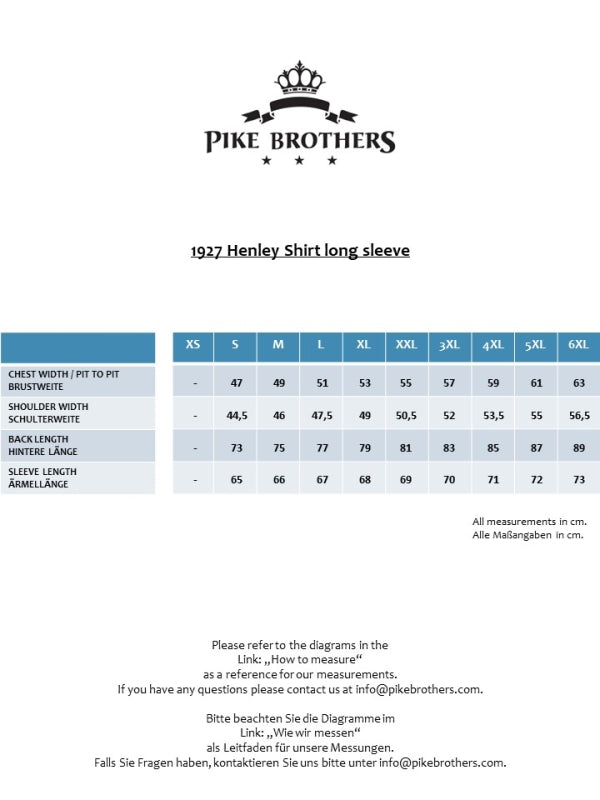 Pike Brothers - Longsleeve '1927 Henley Shirt Ecru' 