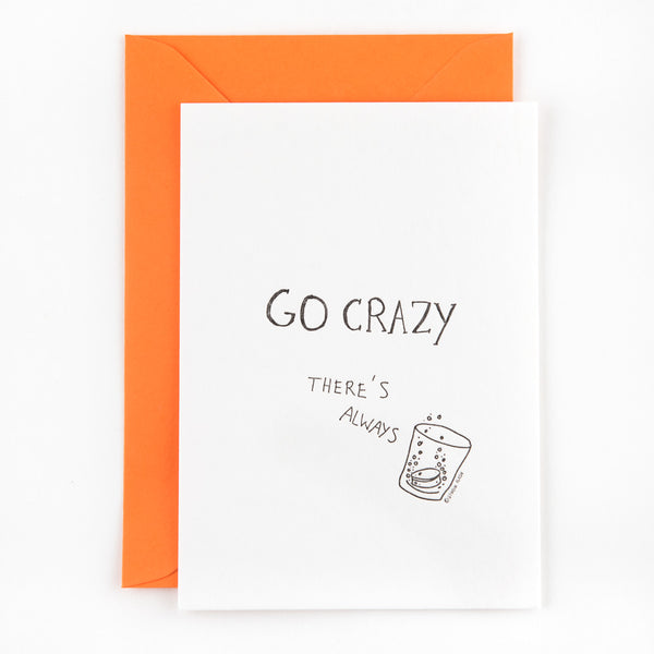 Studio Flash - Postcard 'Go crazy - hangover'