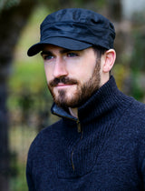 Mucros Weavers - Waxed cap 'Black'