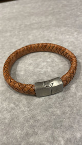 Loostermans - Armbanden 'gewoven cognac'