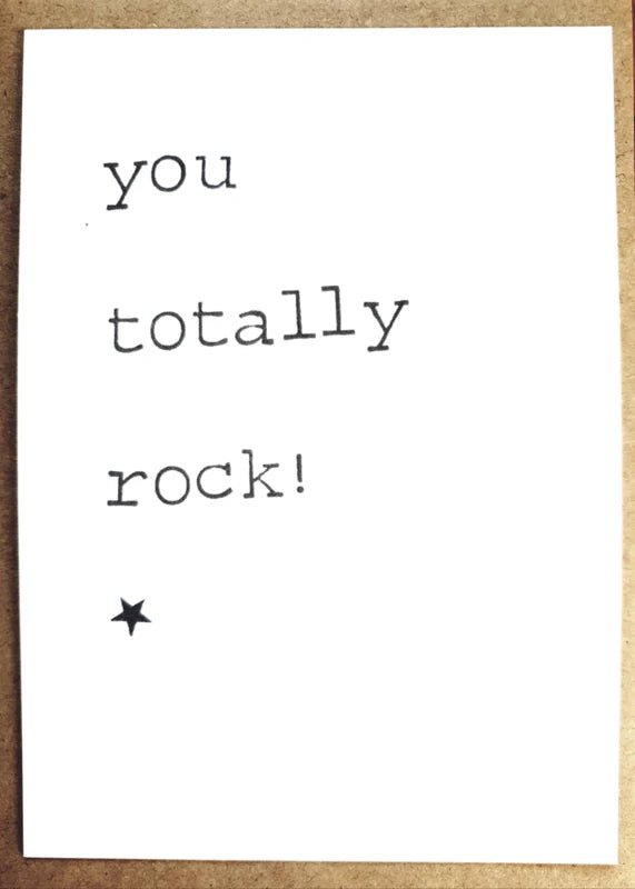 By Mar - Postcards 'You totally rock!'