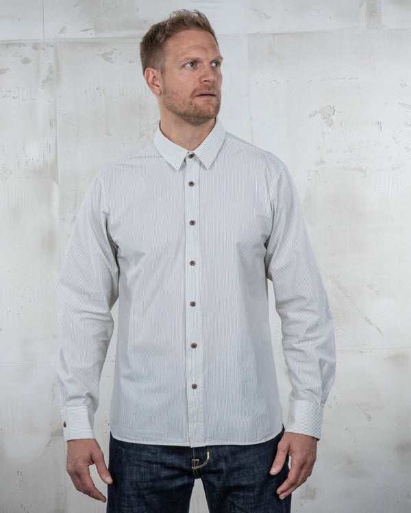 Pike Brothers - hemd 'Oxford Shirt Kingston White