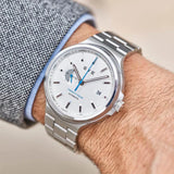 StartYourEngine Watch "Mot1on Automatic 24 Silver"