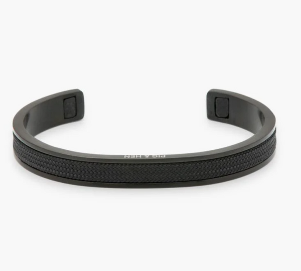 Pig&amp;Hen - Bracelet 'Navarch 9mm' - Black &amp; Black