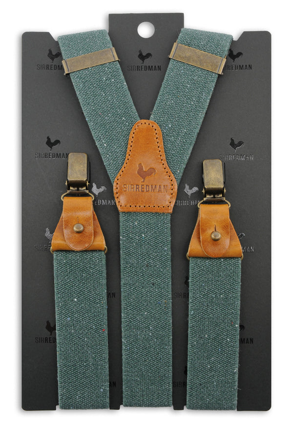 Sir Redman - Luxury Braces - Richy Recycle Green