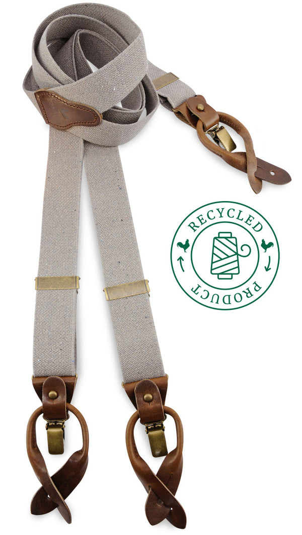 Sir Redman - Luxury Braces - Richy Recycle Taupe