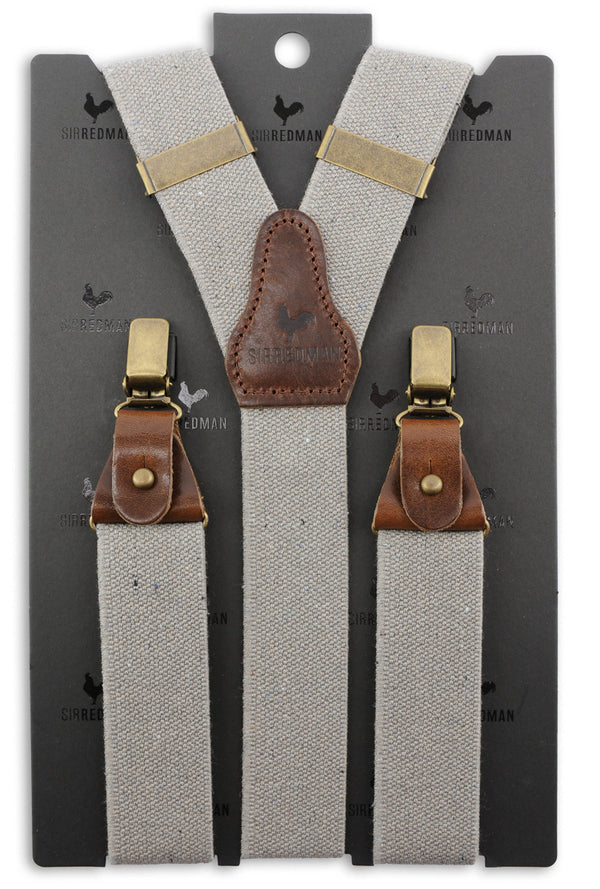 Sir Redman - Luxury Braces - Richy Recycle Taupe