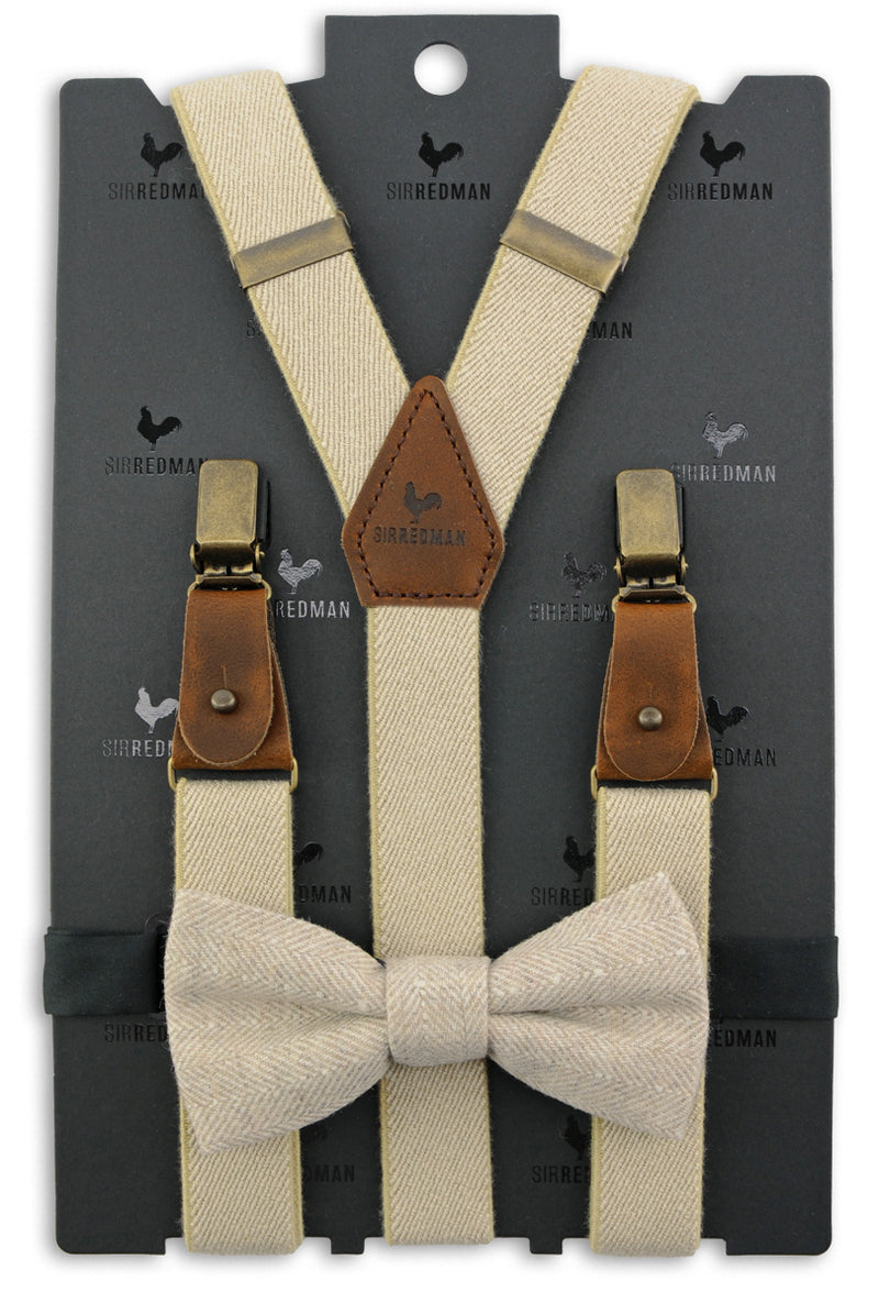 Sir Redman - Combi Pack Braces Bow Tie - Samuel Tweed