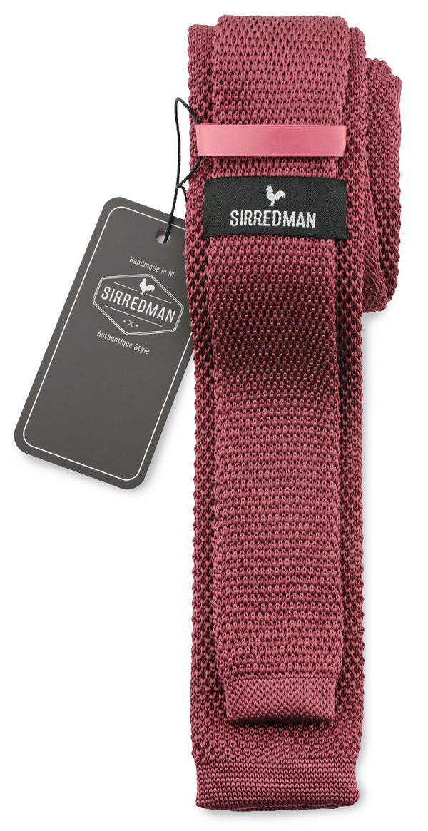 Sir Redman - Knitted Tie - Mauve