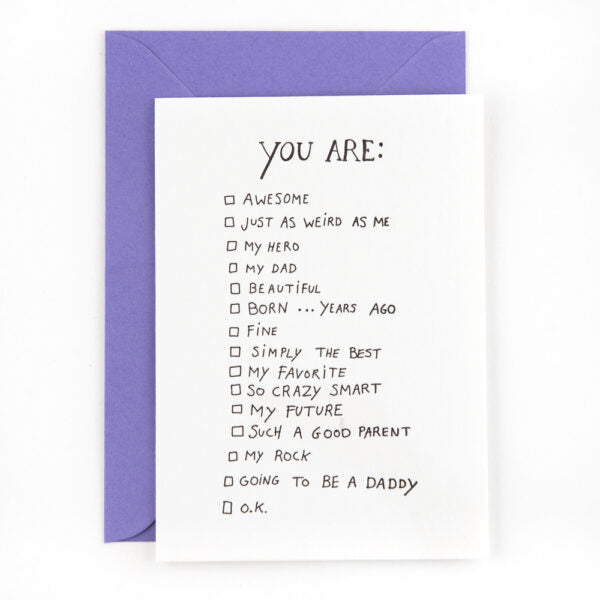 Studio Flash - Postcard 'You Are:'