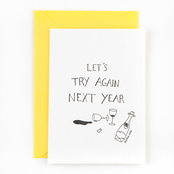 Studio Flash - Postcard 'Let's try again next year'