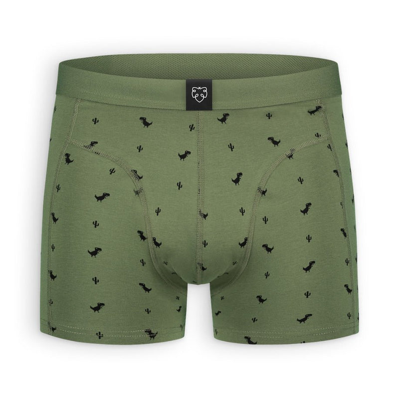 A - dam - Boxershort 'Light Green Dino' - Loostermans - A - dam