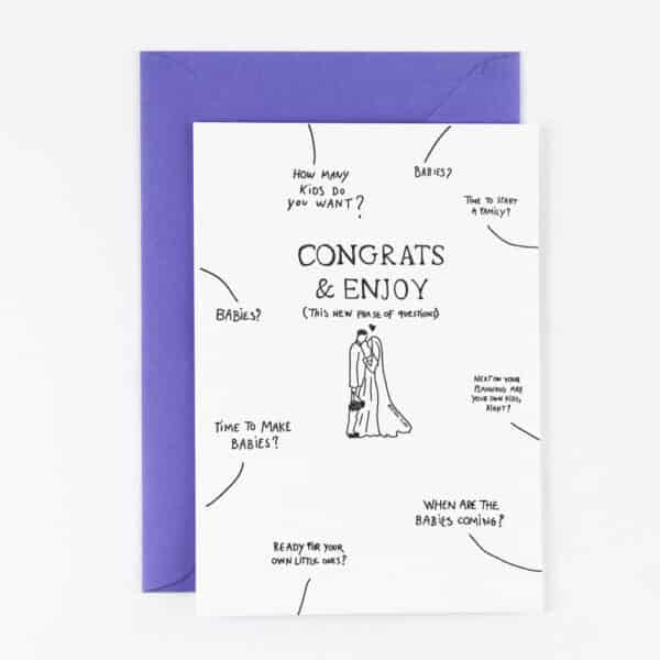 Studio Flash - Postcards 'Congrats&amp;Enjoy'