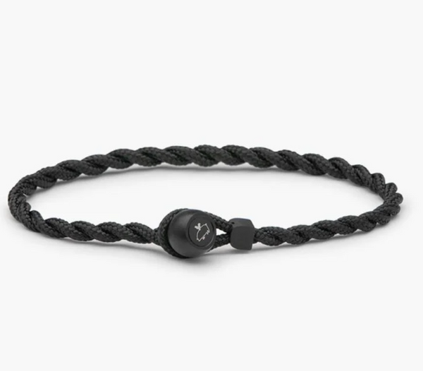 Pig&amp;Hen - Bracelet 'Easy Ed' - Black &amp; Black