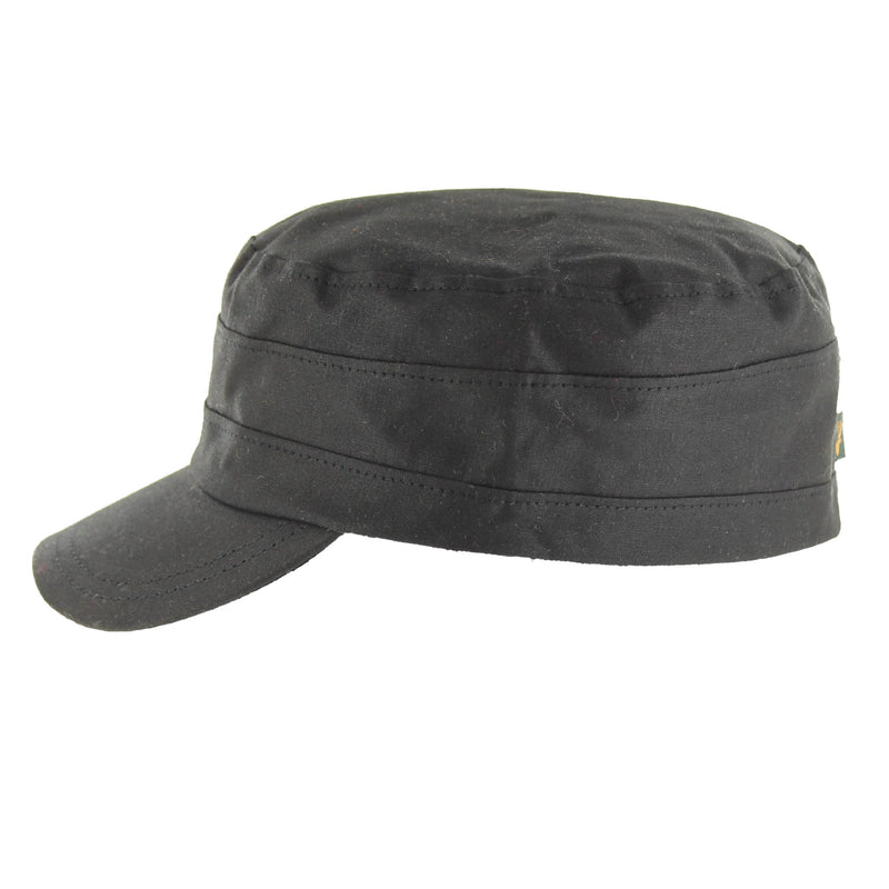 Mucros Weavers - Waxed cap 'Black'