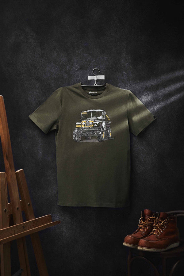 Fika&amp;Co - T-shirt Landy Collab with forest